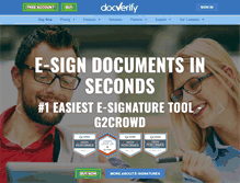 Tablet Screenshot of docverify.com